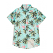 flamingo palm tree shirt