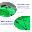 green fishing kayak
