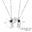 Stainless Steel Mutual Attraction Magnets Necklace