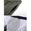 Dark green shorts outfit for men 
