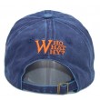 navy blue baseball cap with letter w