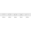 oversize rimless square sunglasses