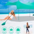 green pop up beach sunshade sun shelter