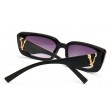 purple metal decor sunglasses