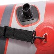 red inflatable fishing kayak