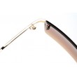 rimless square sunglasses designer