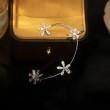 flower ear crawler earrings for women