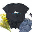 black short sleeve T-shirt