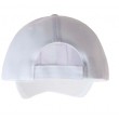 solid white baseball hat