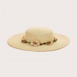 flower straw hat