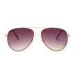  top bar mauve purple aviator sunglasses