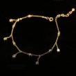 crystal stone anklet